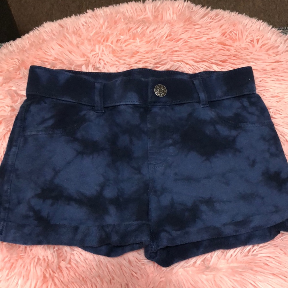 Tie-Dye Blue Shorts